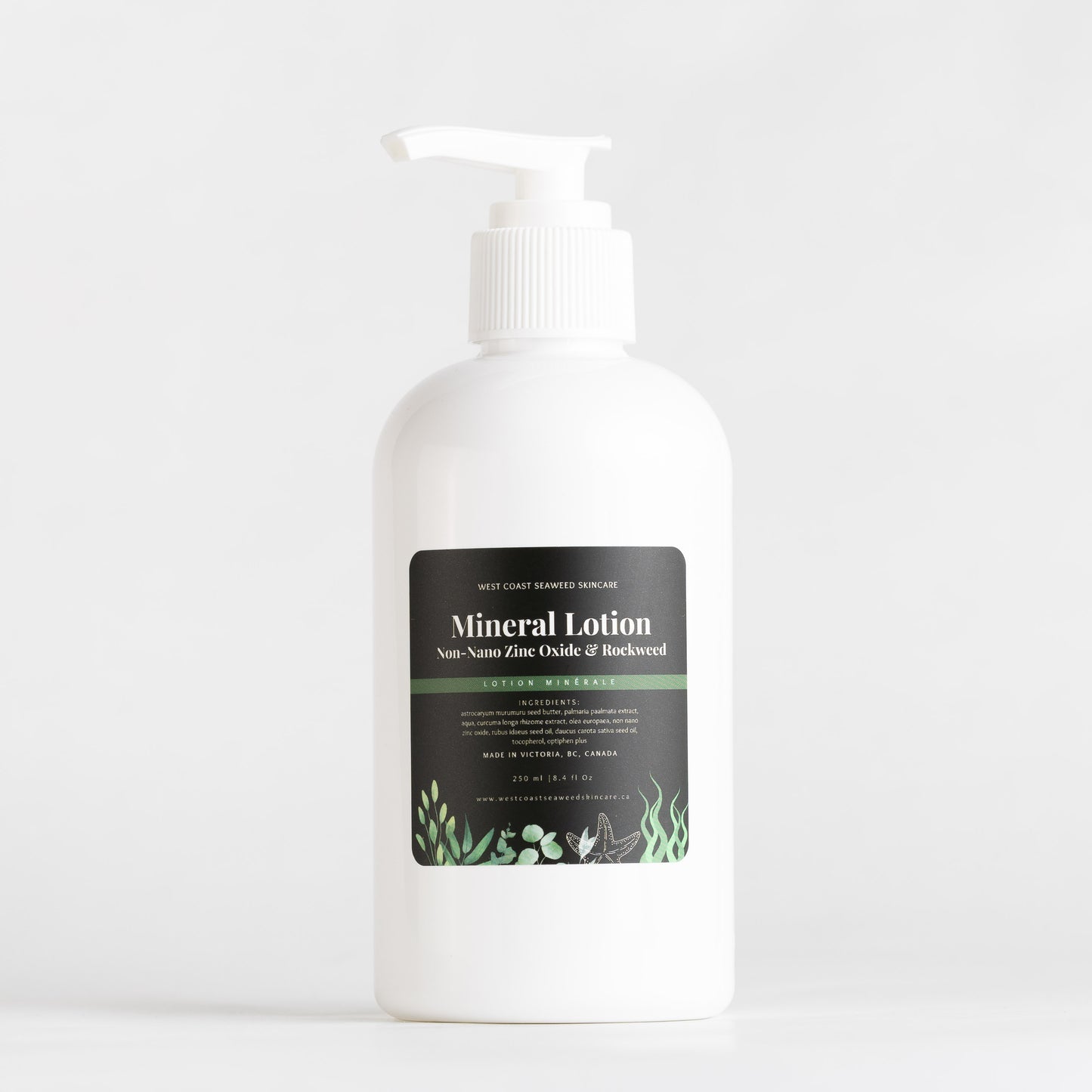 Mineral Lotion - Non-Nano Zinc Oxide & Rockweed